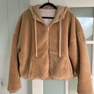 Alo Yoga Duality Reversible Sherpa Jacket Size L